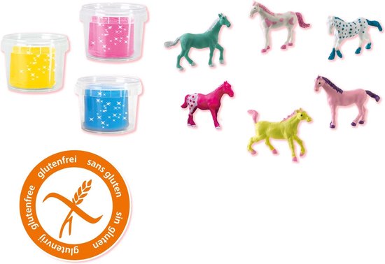 Ses Creative speelkoffer glitter paardenwereld