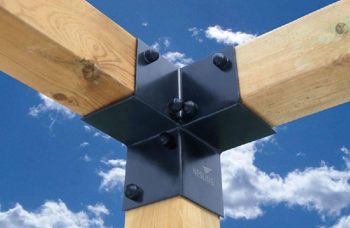 Nesling Pergola Kit - hoek element - Grijs