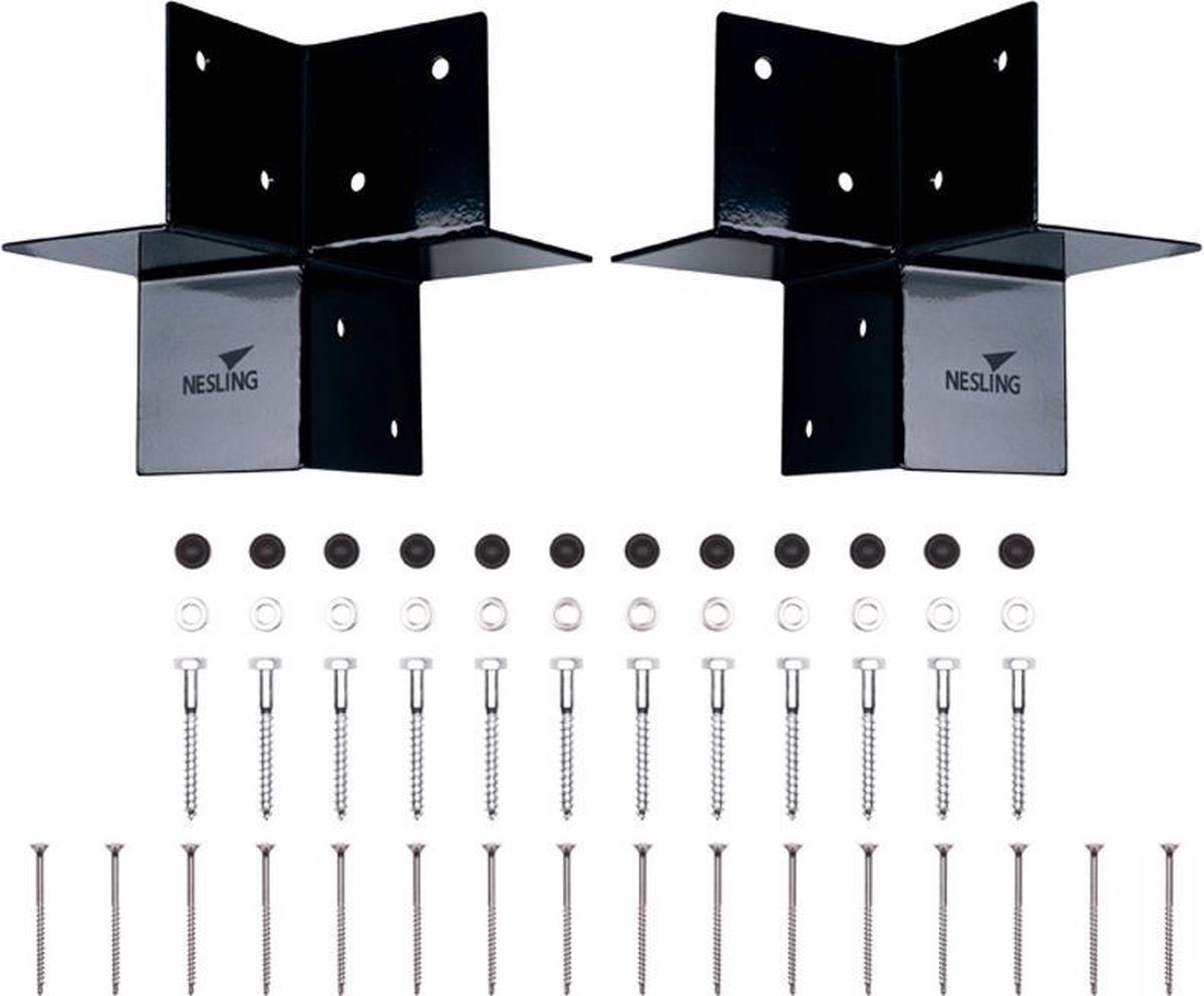 Nesling Pergola Kit - hoek element - Grijs