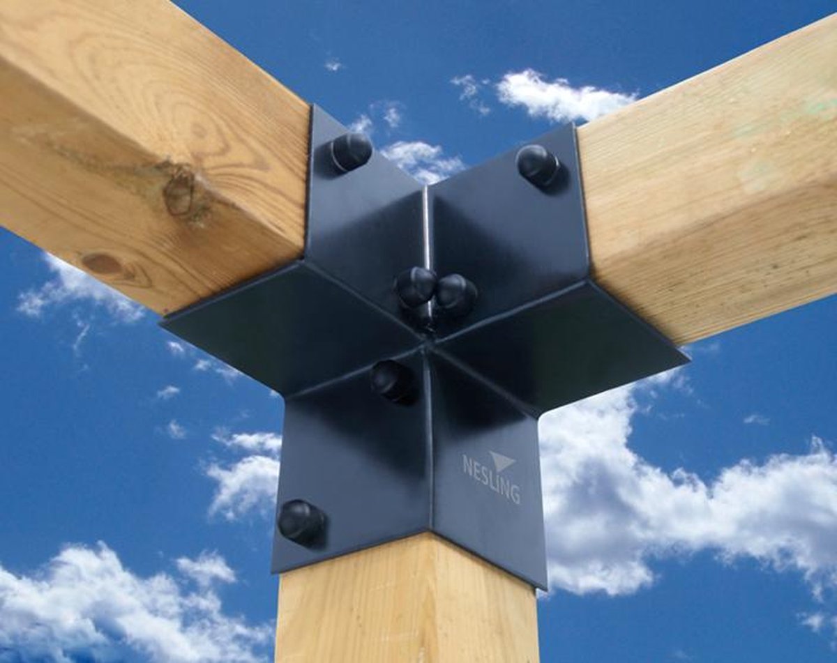 Nesling Pergola Kit - hoek element - Grijs