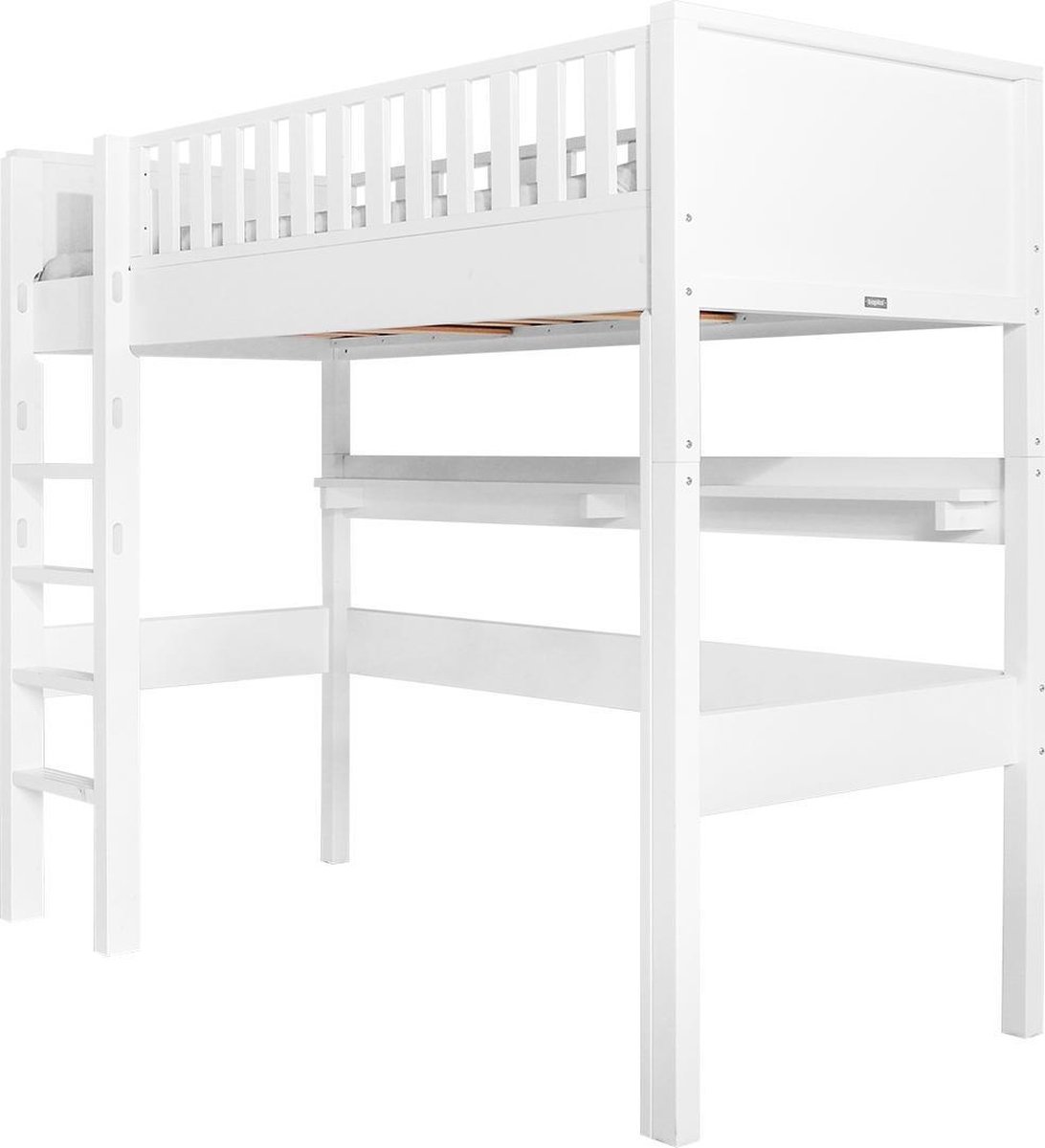 Bopita Nordic Hoogslaper XL Rechte Trap - 90 x 200 cm - Wit