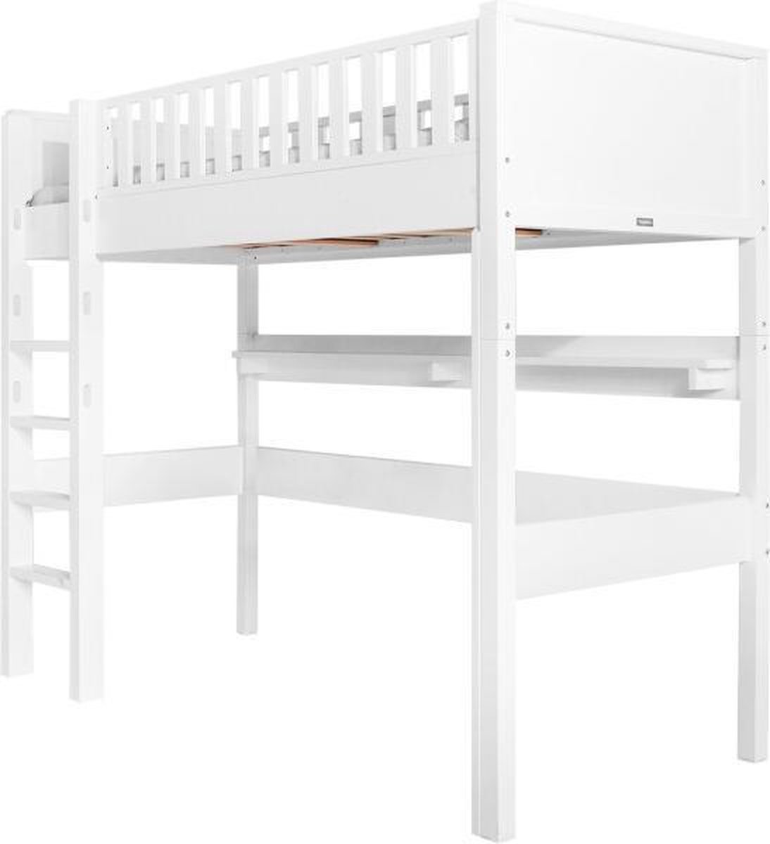 Bopita Nordic Hoogslaper XL Rechte Trap - 90 x 200 cm - Wit