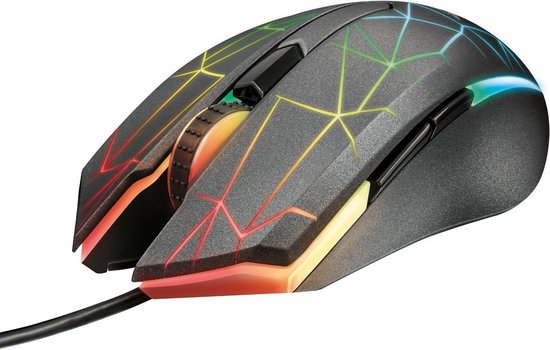 Trust GXT 170 Heron RGB Mouse - Zwart