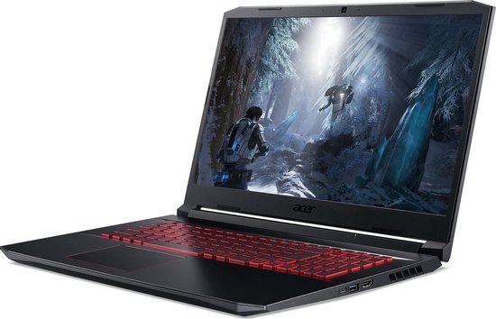 Acer Nitro 5 AN517-52-79Q8 - 17.3i FHD/i7-10750H/16GB/512GB SSD/NVIDIA GeForce RTX 2060 6GB/No ODD/Wi-Fi 6 AX 201 (2x2) + BT5/Win10 Home/Qwerty/Black