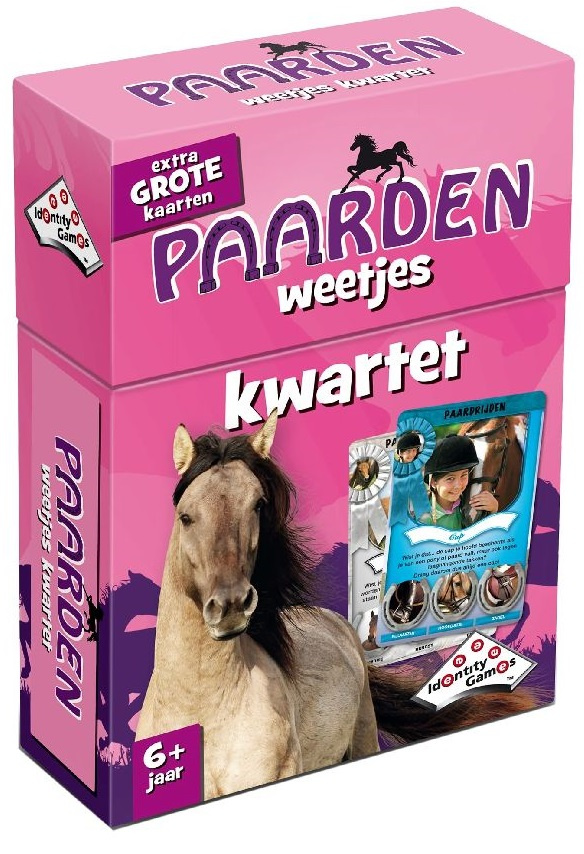 Identity Games kwartetspel Paarden Weetjes (NL) - Roze