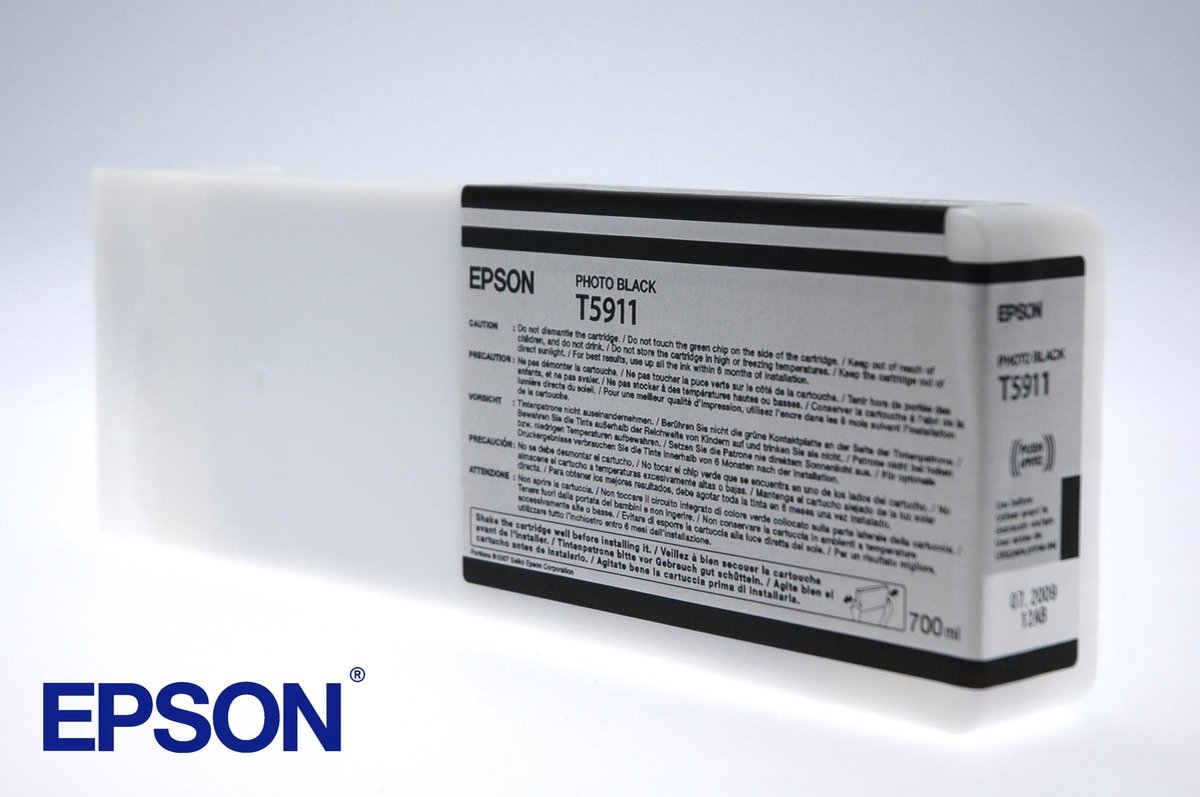 Epson T5911 - Inktcartridge / Foto - Zwart