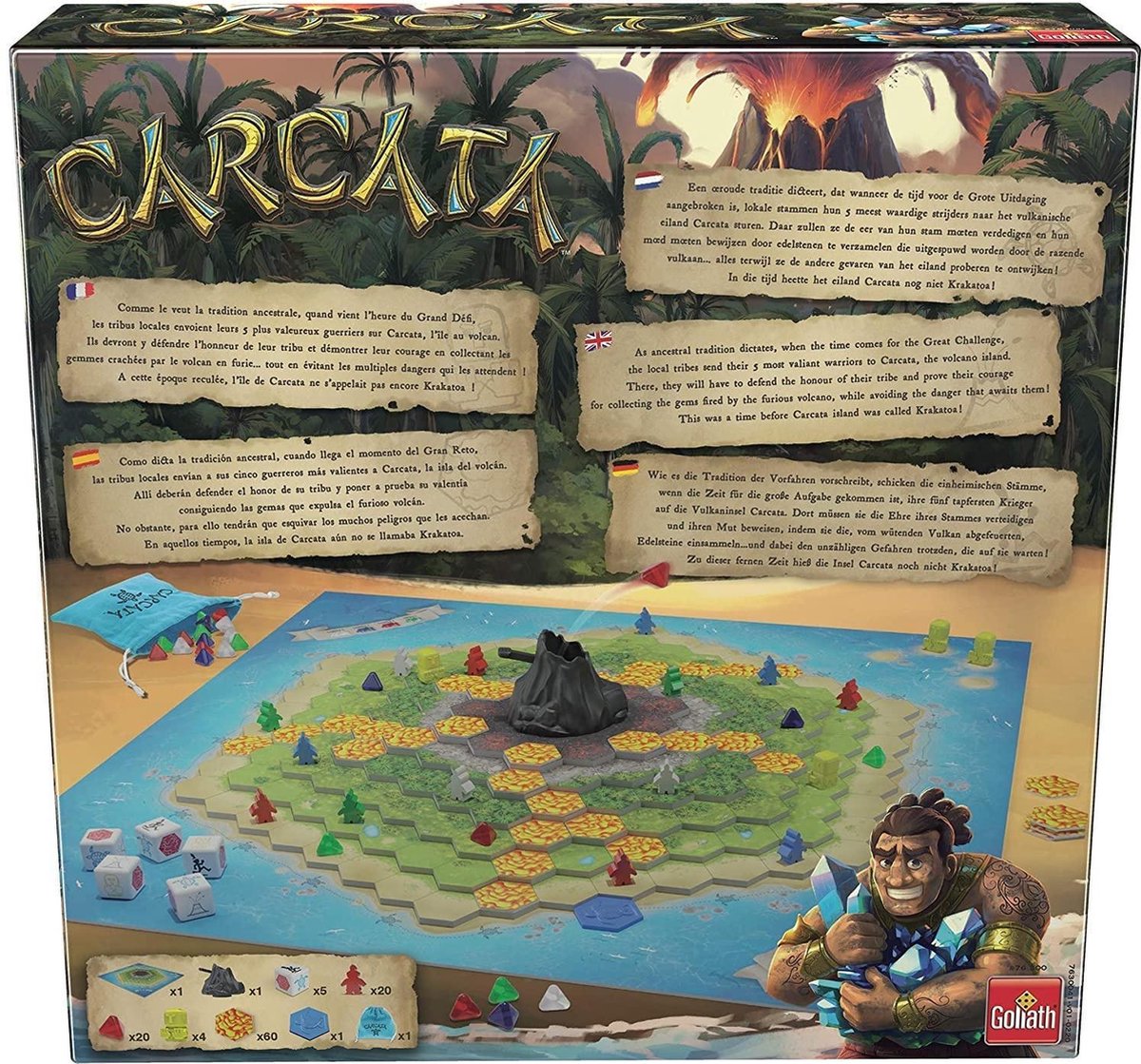Goliath gezelschapsspel Carcata junior 27 cm karton