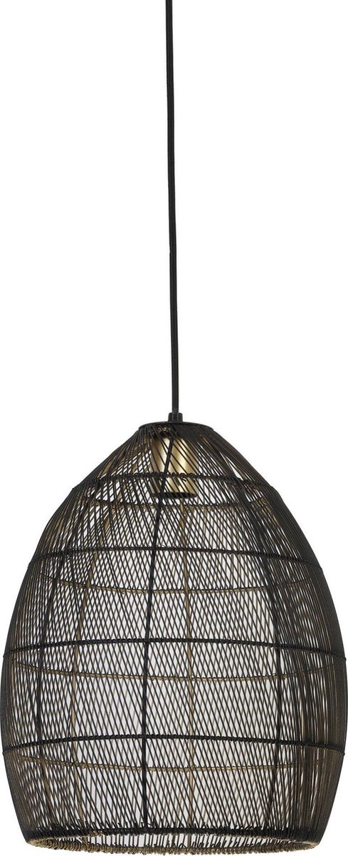 Light & Living Hanglamp Ø30x37 cm MEYA-goud - Zwart