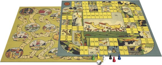 Selecta gezelschapsspel Spellen van toen: Matt de Reiziger/Ganzenbord