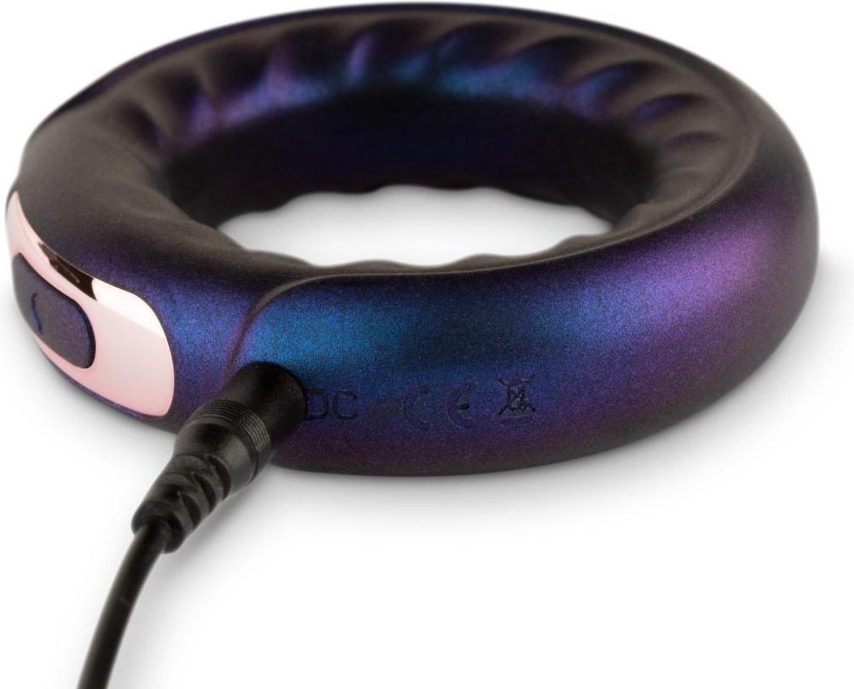 Hueman Saturn Vibrerende Cock/Ball Ring - Paars