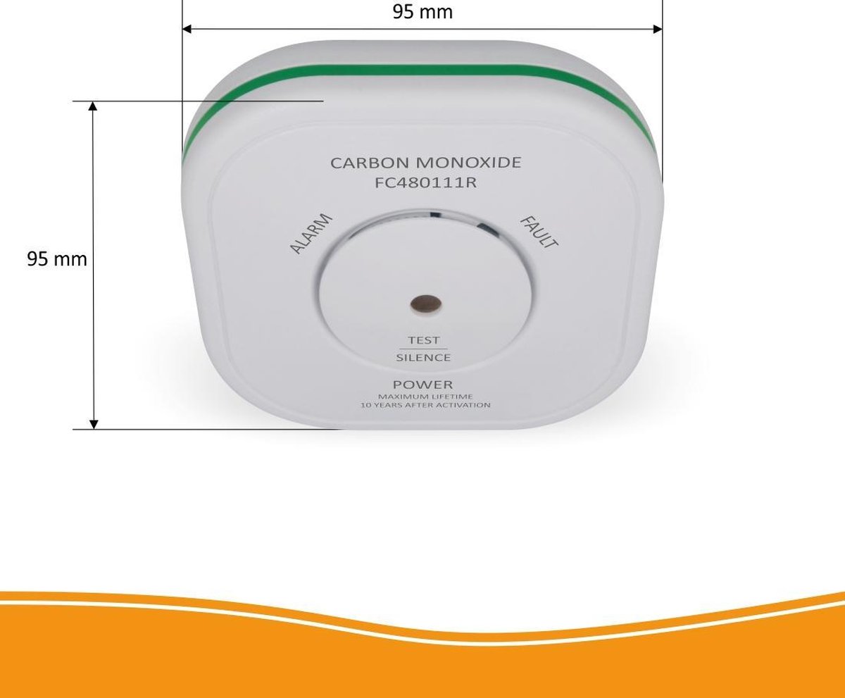 ELRO Connects FC480111R Koolmonoxidemelder (1 jaar) - Groen