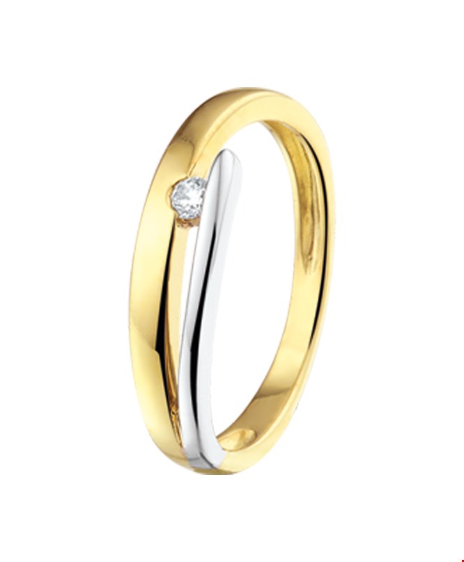 Tft Ring Zirkonia Bicolor - Goud