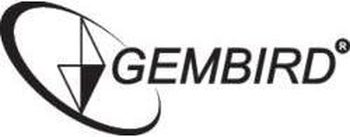 Gembird 4-knops draadloze muis, zwart/blauw