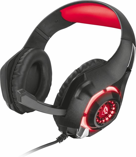 Trust GXT 313 Nero - Illuminated Gaming Headset - - Zwart