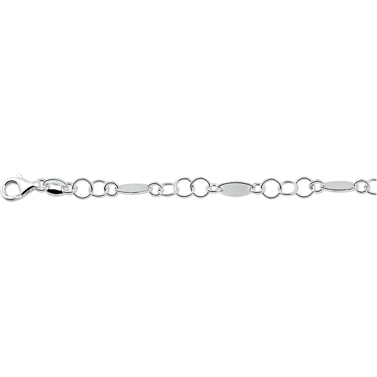 Tft Armband Zilver 5,0 mm 19 cm