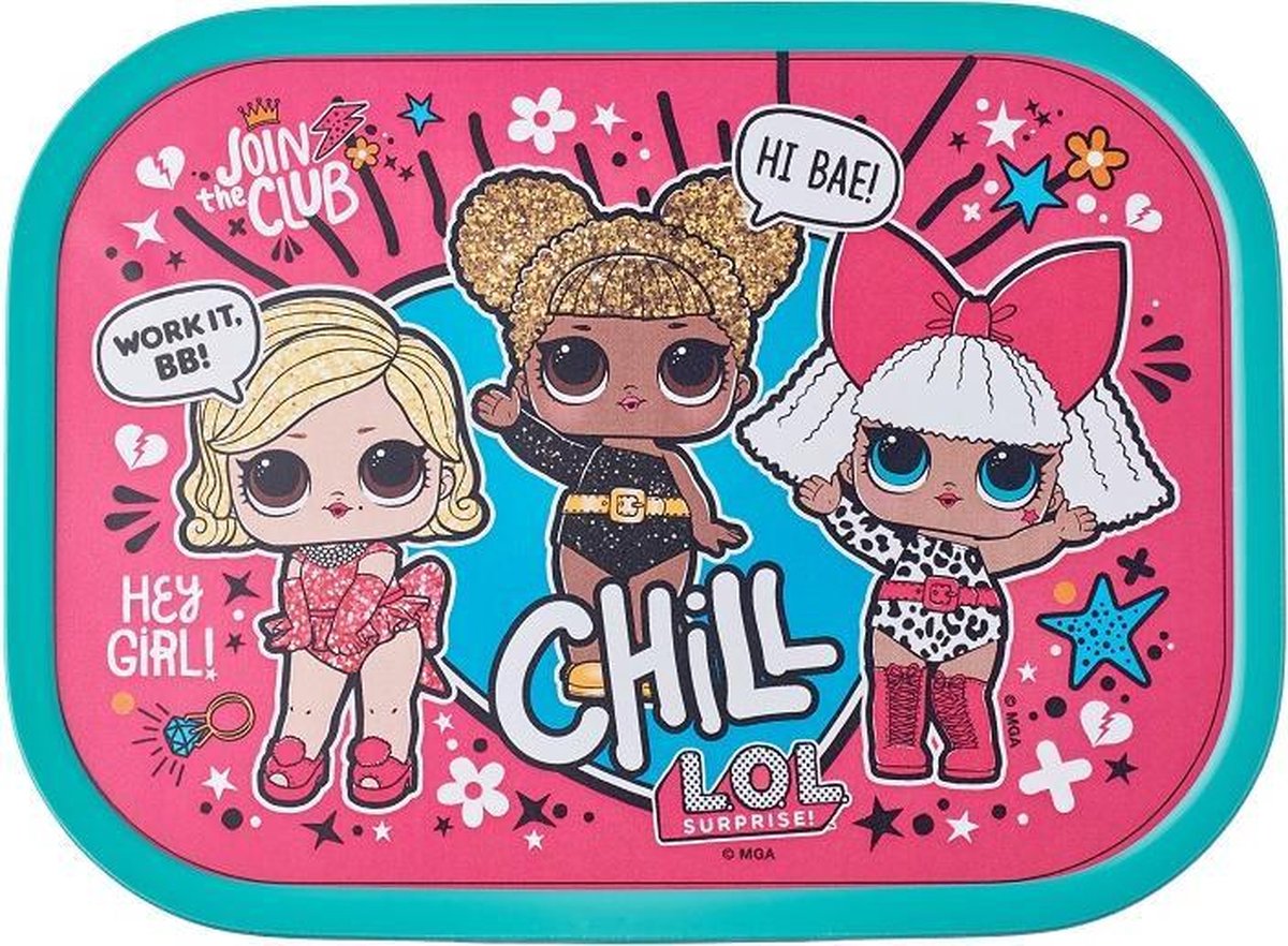 Mepal Rosti lunchbox Campus L.O.L. Surprise junior rood 3-delig