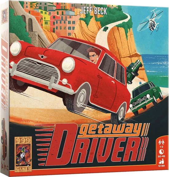 999Games gezelschapsspel Getaway Driver 20 cm karton (NL)