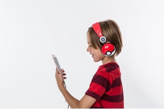 OTL koptelefoon Pokemon 100 dB junior rood/wit