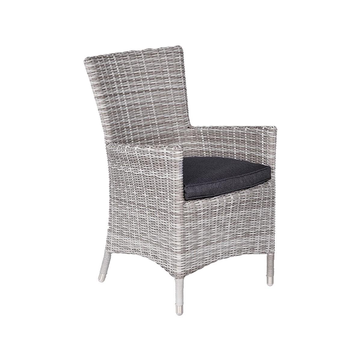 Garden Impressions Sharon tuinstoel licht - 2 stuks - Grijs