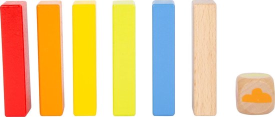 Small Foot behendigheidsspel Wobbly Tower hout 55 stuks