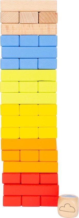 Small Foot behendigheidsspel Wobbly Tower hout 55 stuks