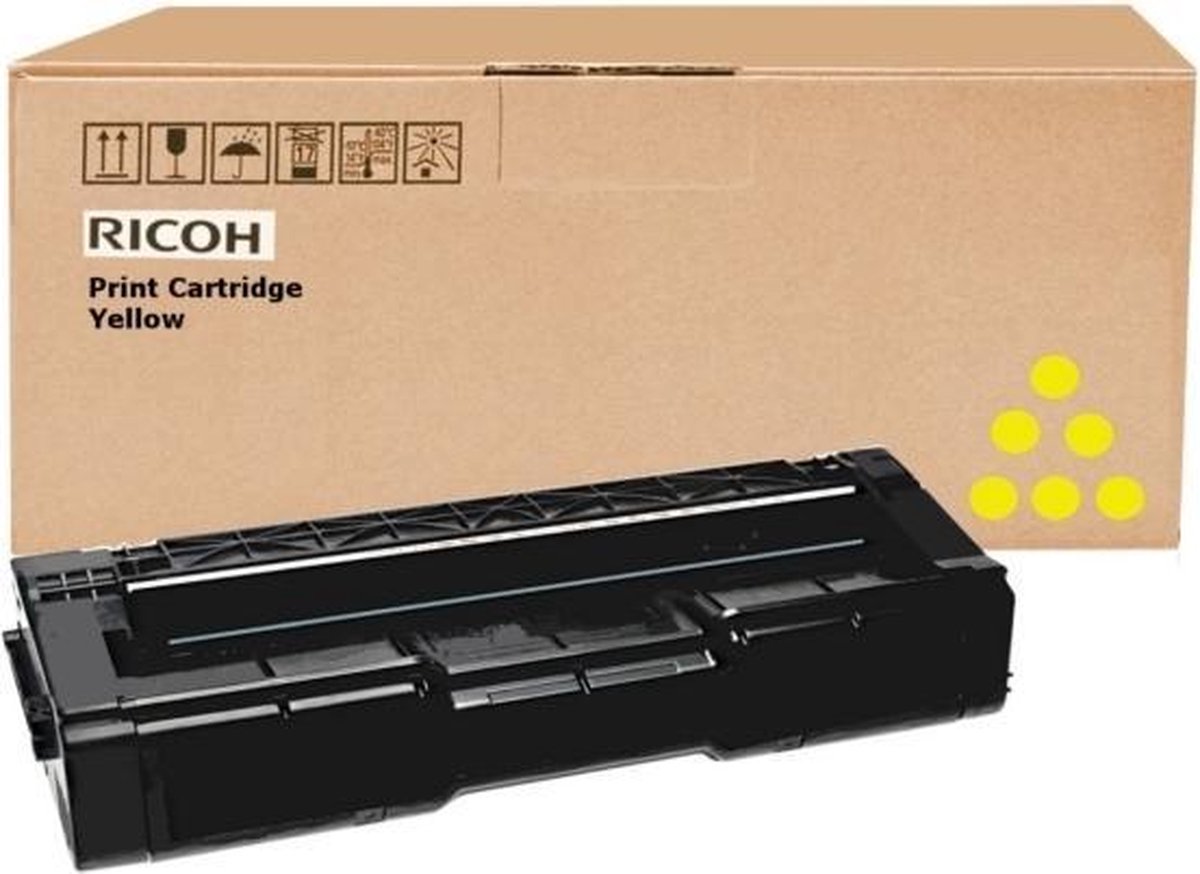 Ricoh 407639 tonercartridge Origineel 1 stuk(s) - Geel