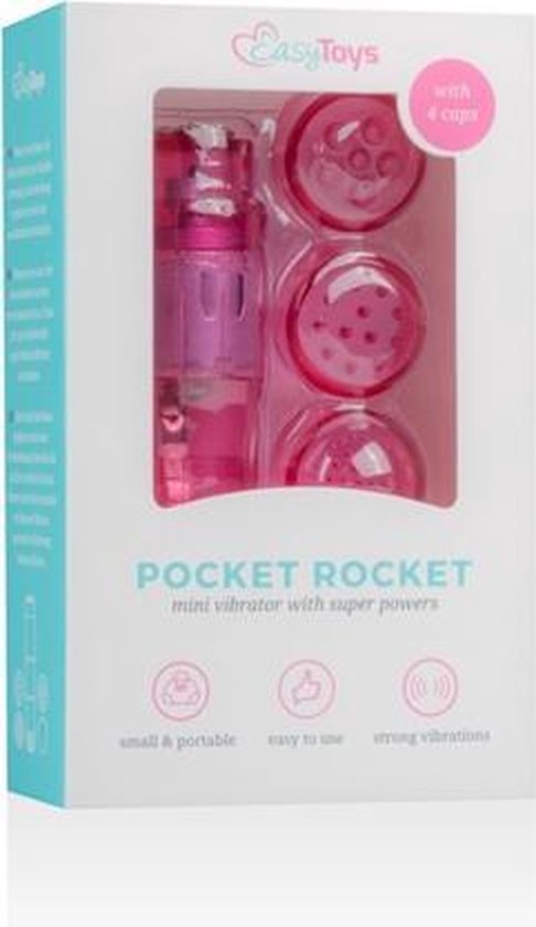 Easytoys Pocket Rocket - - Roze