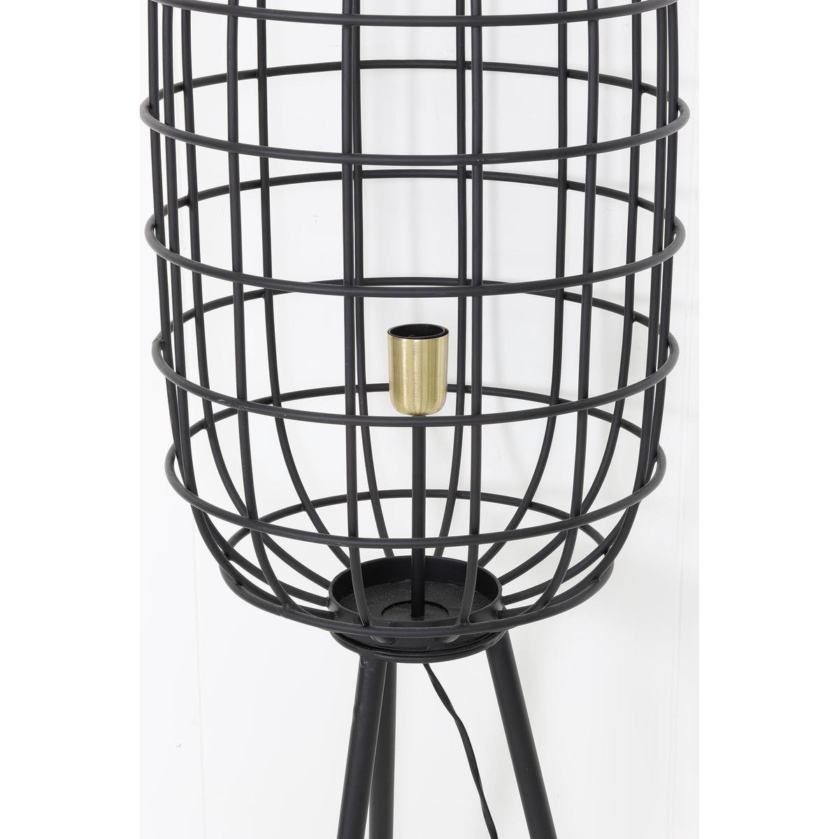 Light & Living Vloerlamp TOAH - mat-Antiek-brons - M - Zwart