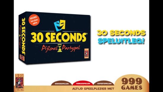 999Games bordspel 30 Seconds: Vlaamse Editie