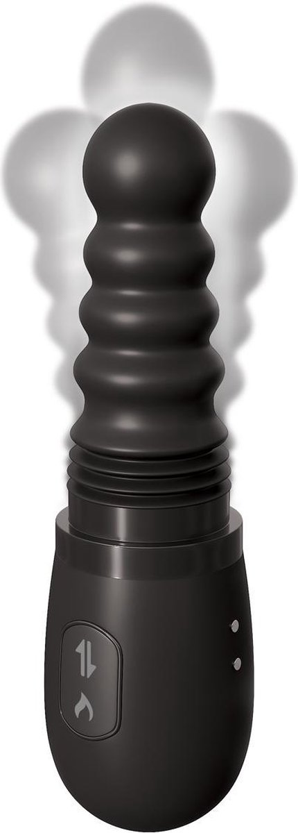 Anal Fantasy Gyrating Ass Thruster Stotende Anaal Vibrator - Zwart