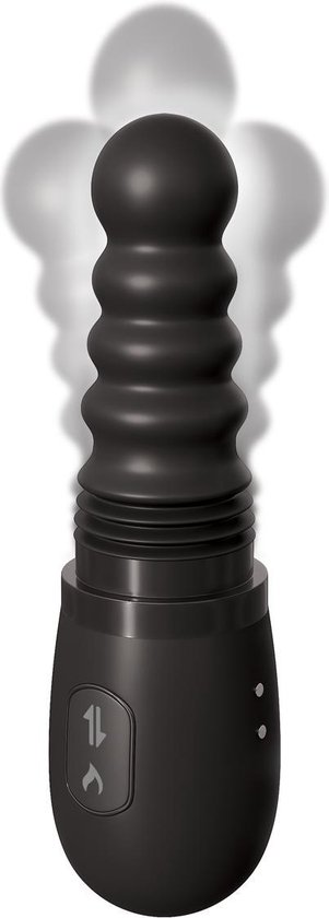 Anal Fantasy Gyrating Ass Thruster Stotende Anaal Vibrator - Zwart