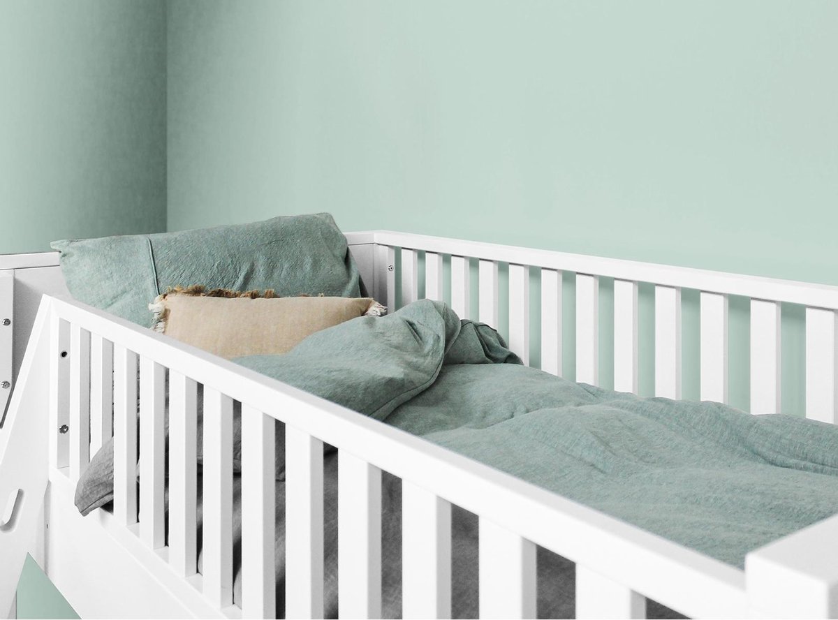 Bopita Nordic Hoogslaper XL Schuine Trap - 90 x 200 cm - Wit