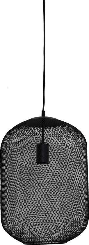 Light & Living Hanglamp Ø30x42 cm REILLEY mat - Zwart
