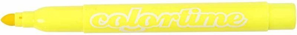 Colortime stiften lijndikte 5 mm 12 stuks - Geel