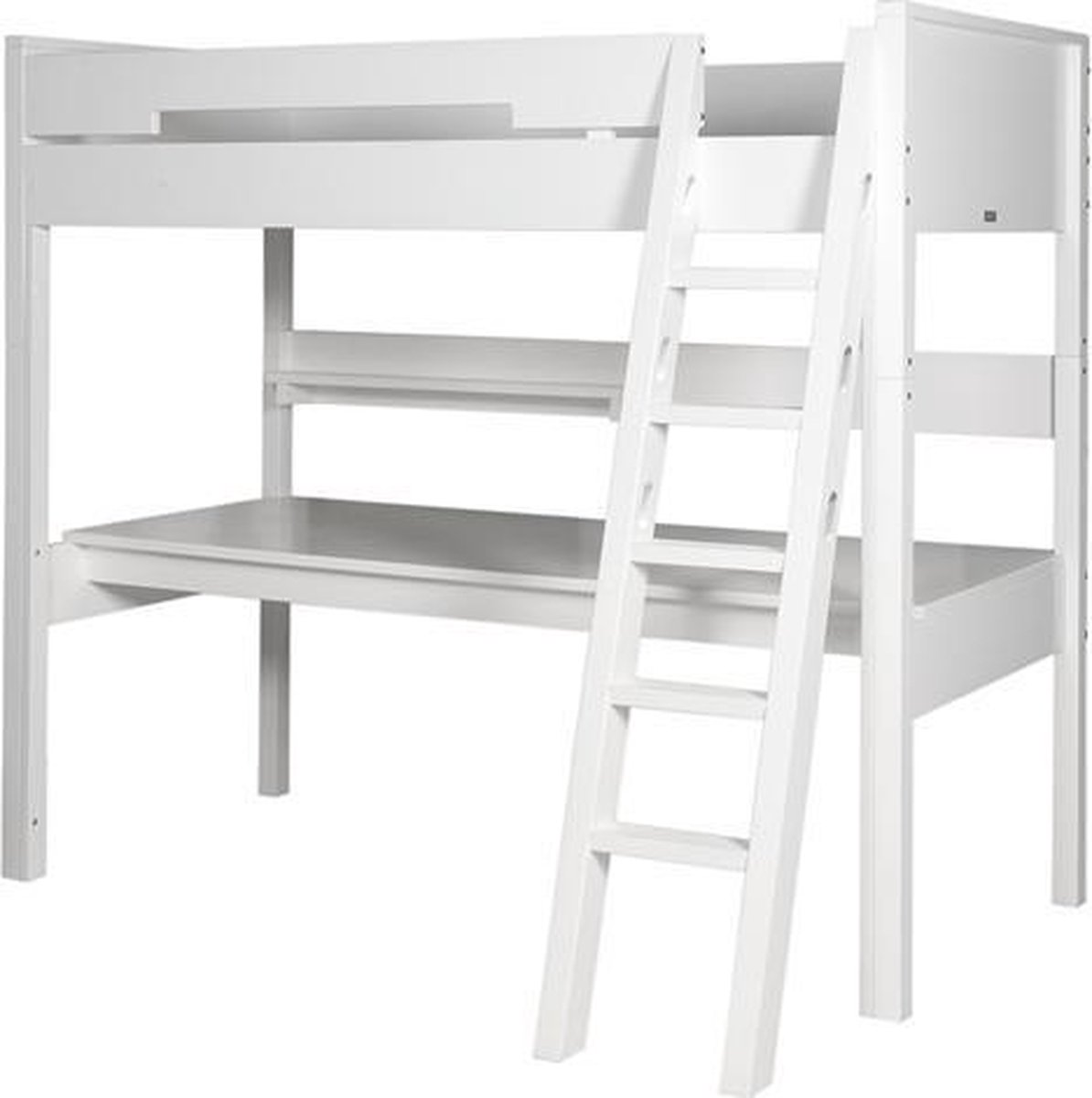 Bopita Combiflex Hoogslaper XL Schuine Trap - 90 x 200 cm - Wit