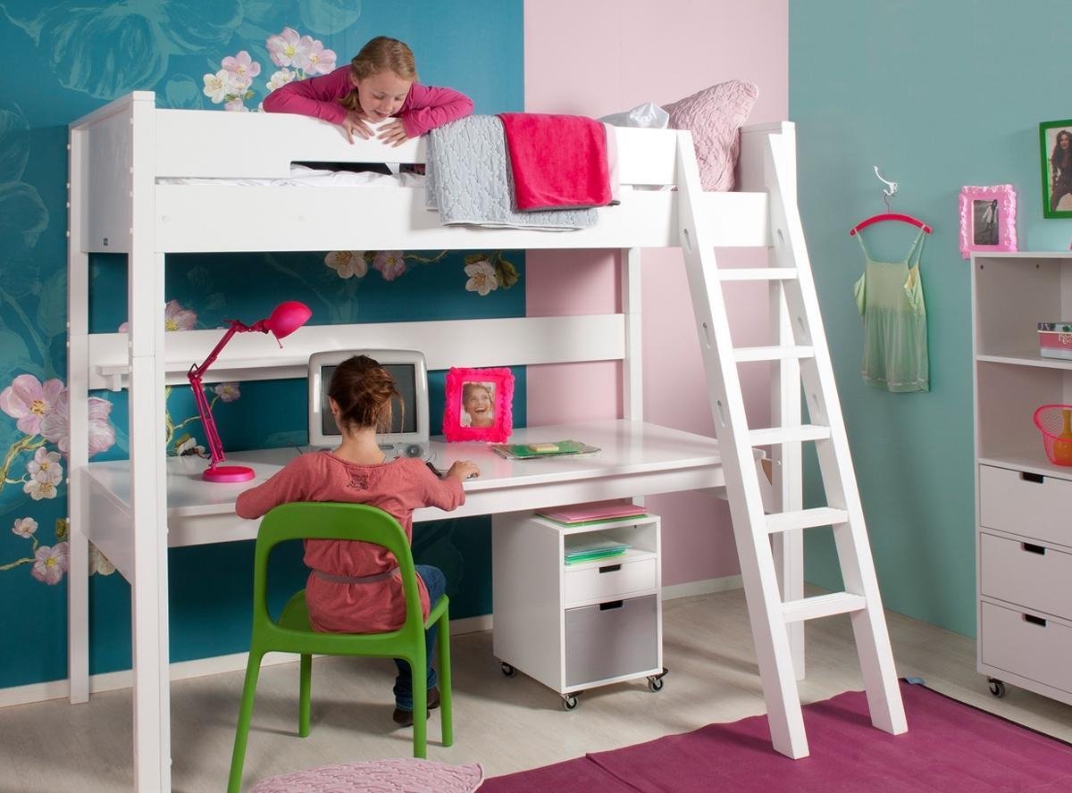 Bopita Combiflex Hoogslaper XL Schuine Trap - 90 x 200 cm - Wit