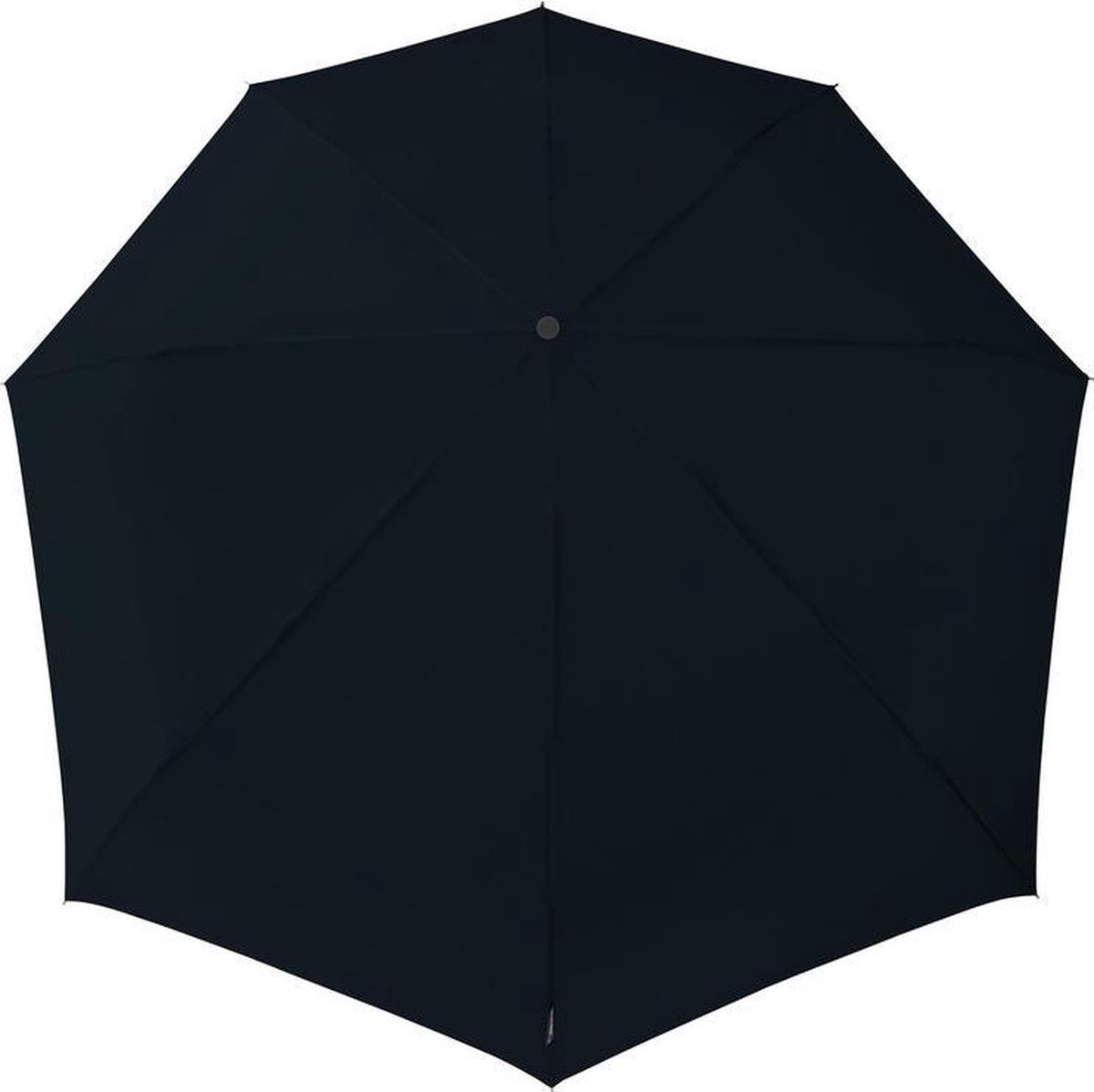 Impliva opvouwbare storm paraplu 100 cm - Mini stormparaplu - Zwart