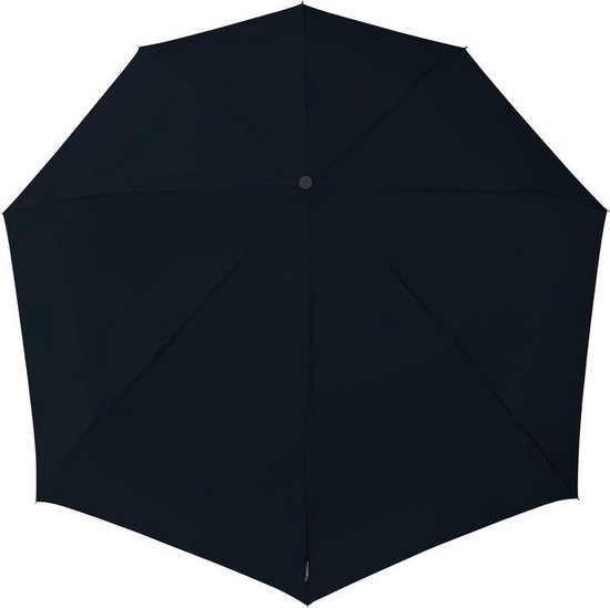 Impliva opvouwbare storm paraplu 100 cm - Mini stormparaplu - Zwart