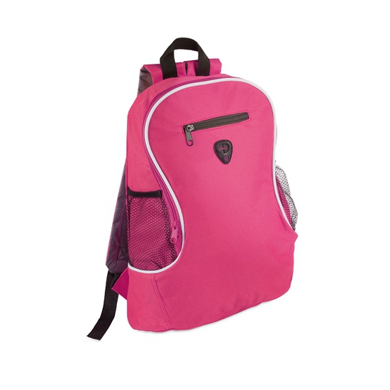 Voordelige rugzak 30 x 40 x 18 cm - 21,5 liter - Backpack met flessenhouders - School accessoire/benodigdheden - Roze