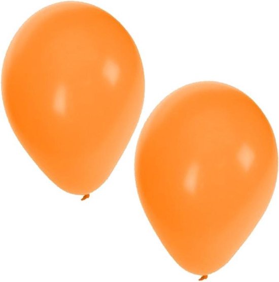 ballonnen 100 stuks - Oranje