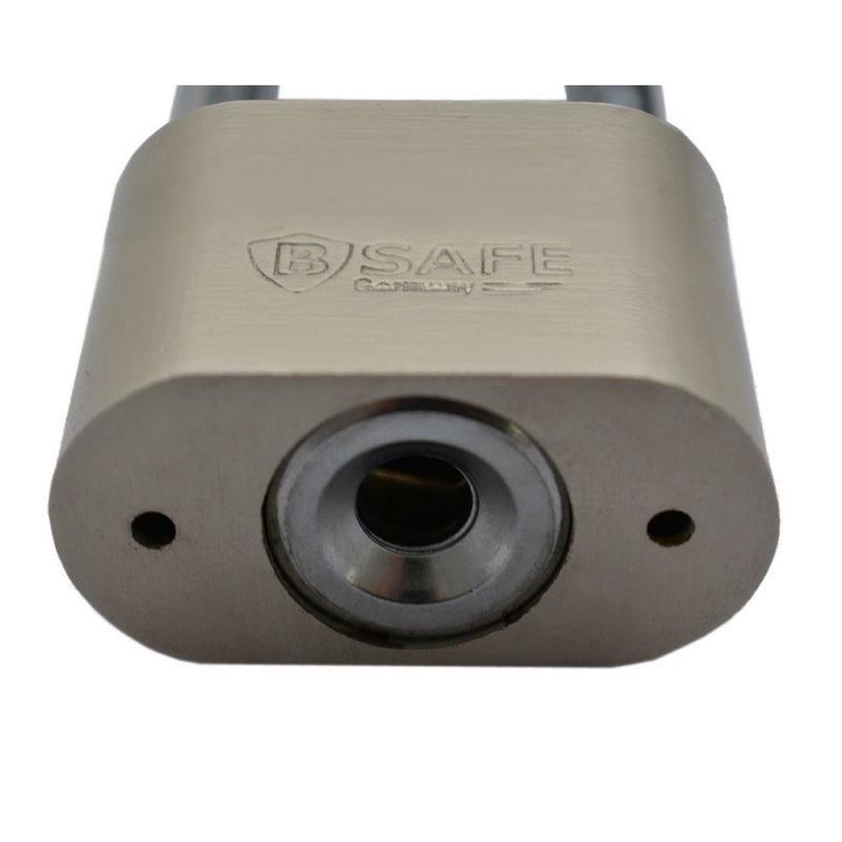 Hangslot van edelstaal 50 mm hoge beugel- sloten / fietssloten / bagageslot - Silver