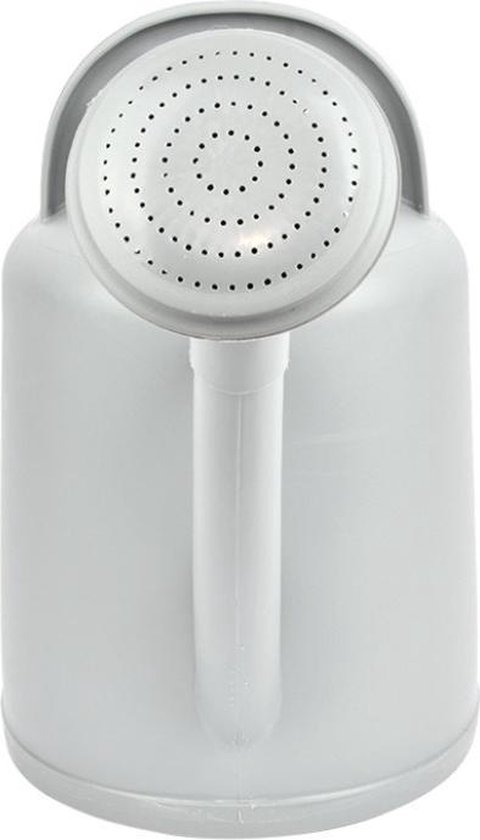 Grijze planten gieter kunststof - 10 liter - Planten bewatering - Tuinartikelen/tuinieren - Moestuin/tetuin/kruidentuin verzorging - Grijs