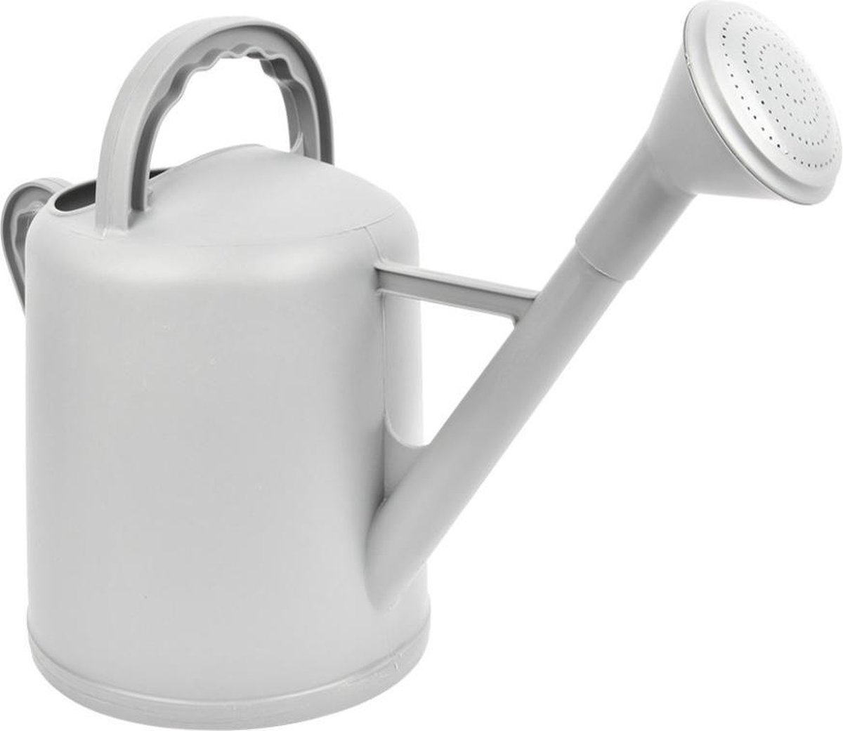 Grijze planten gieter kunststof - 10 liter - Planten bewatering - Tuinartikelen/tuinieren - Moestuin/tetuin/kruidentuin verzorging - Grijs