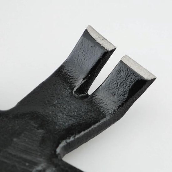 Hofftech Multifunctionele bijl met hamerkop en klauw / koevoet - gereedschap - campingartikelen - Zwart