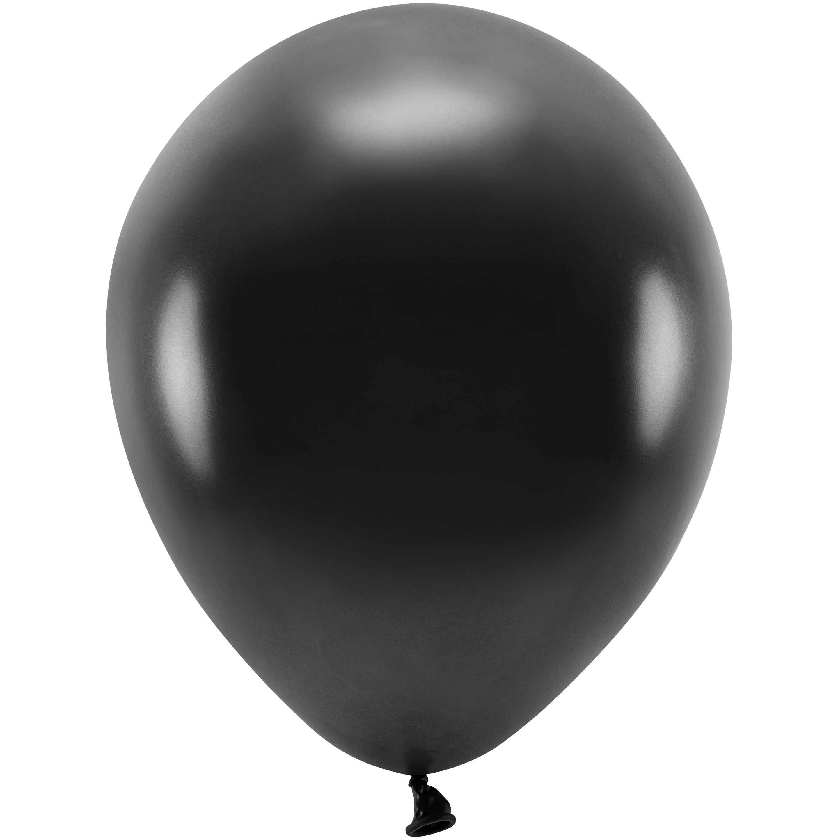 100xe ballonnen 26 cm eco/biologisch afbreekbaar - Milieuvriendelijke ballonnen - Feestversiering/feestdecoratie - thema - Themafeest versiering - Zwart