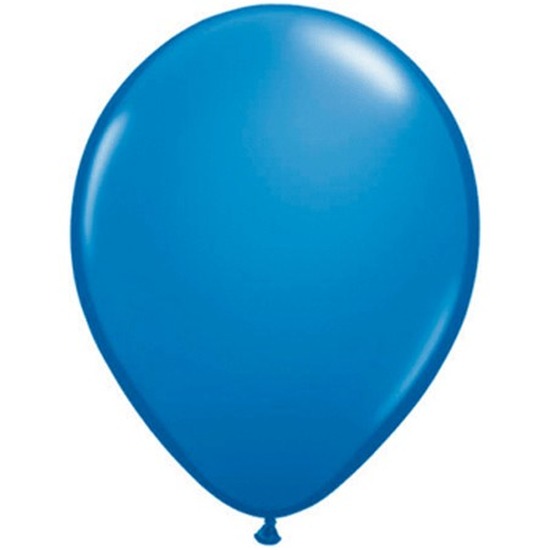 Qualatex ballonnen donker 25 stuks - Blauw