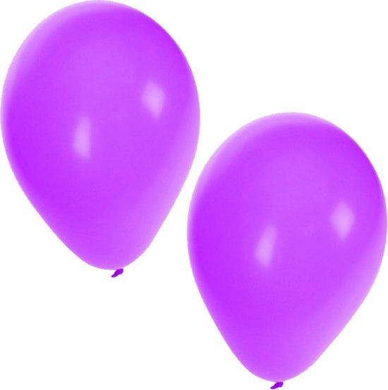 25xe ballonnen - 27 cm - ballon voor helium of lucht - Paars