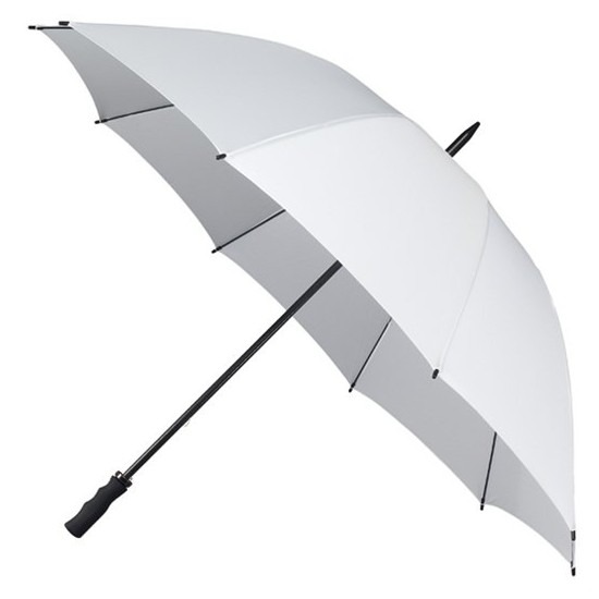 Falcone Golf stormparaplu windproof 130 cm - Wit