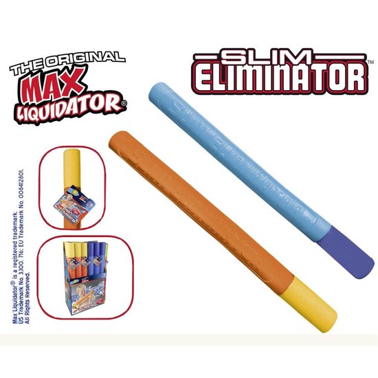 2x Waterpistolen van foam met bereik van 9 meter - 54 cm - Zomer speelgoed - Buitenspeelgoed - Waterspeelgoed/watergevechten