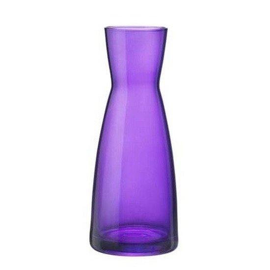 e zandloper vaas glas 20 cm - Paars